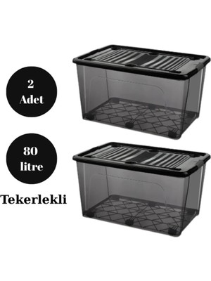 Loremp 80 Litre 2 Adet Saklama Düzenleme Depolama