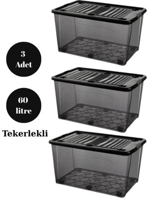 Loremp 60 Litre 3 Adet Saklama Kutusu Düzenleme