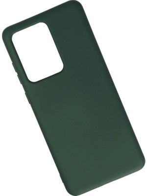 Colezium Galaxy S20 Ultra Kılıf Nano Içi Kadife  - Koyu Yeşil