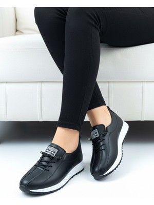Uway Kadın Ortopedik Tabanlı Günlük Kadın Casual Babet Spor Sneaker Ayakkabısı