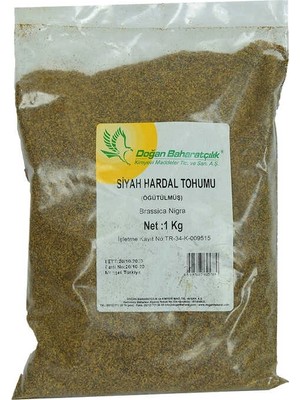 Colezium Hardal Tohumu Öğütülmüş Doğal Siyah 1000 gr Paket