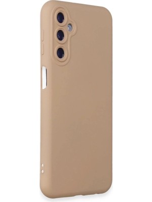 Colezium Galaxy M34 5g Kılıf Nano Içi Kadife  - Pudra