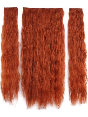 Colezium Fiber Sen Kabarık Daalı Yarım Ay + 2 Yan Çıt Çıt / Bakır