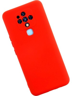 Colezium Tecno Camon 16 Kılıf Nano Içi Kadife  - Kırmızı