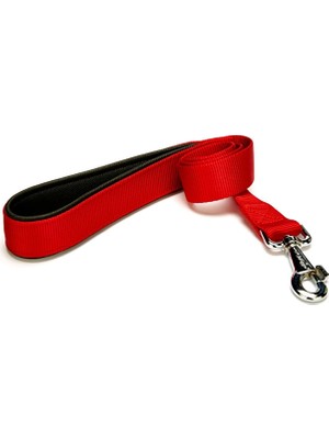 Colezium Köpek Gezdirme Kayışı 1,5 cm x 115 cm Kırmızı