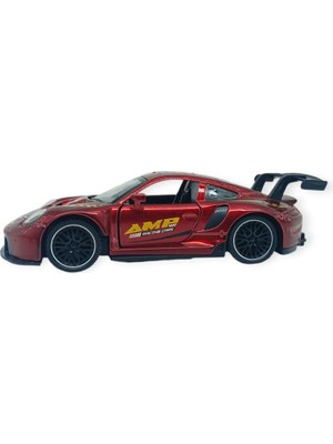 Colezium Sesli Işıklı Spor Araba 15 cm - 3291D - Kırmızı - 1 Adet