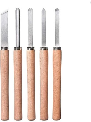 Colezium Kwb 5 Parça Ahşap Torna Bıçak Seti