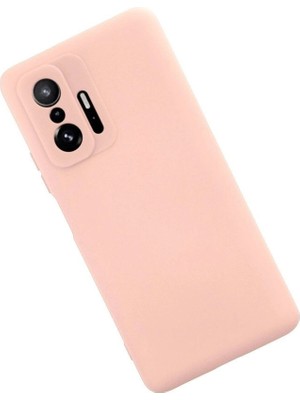 Colezium Mi 11T Pro Kılıf Nano Içi Kadife  - Pudra