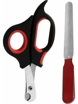 Colezium Büyük Boy Törpülü Kedi Köpek Tırnak Makası 14 Cm-14 cm Kırmızı