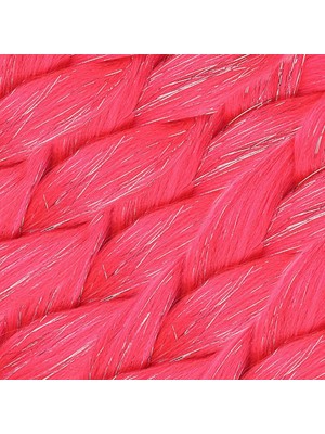 Colezium Simli Koyu Pembe Örgülük  100 Gr.