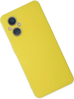 Colezium Reno 7 Lite Kılıf Nano Içi Kadife  - Sarı