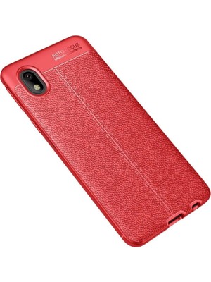 Colezium Galaxy A01 Core Kılıf Auto Fus Kapak - Kırmızı