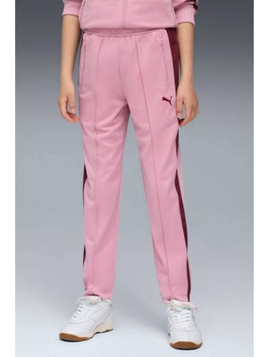 Puma T7 Pembe Çocuk Eşofman Altı (7-16 Yaş)