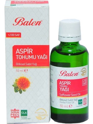 Colezium Aspir Tohumu Yağı Soğuk Pres 50 ml Cam Şişe