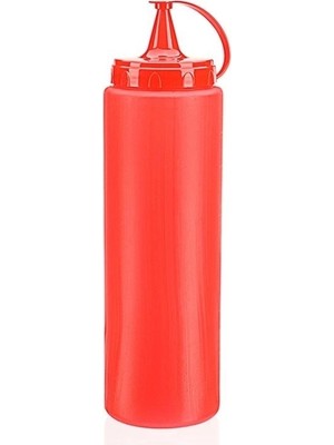 Colezium Ketçap Şişesi - 1000ML Dev Boy Kırmızı 3 Adet
