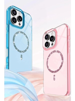 Colezium Iphone 16 Pro Live Diamond Magsafe Kapak - Sarı