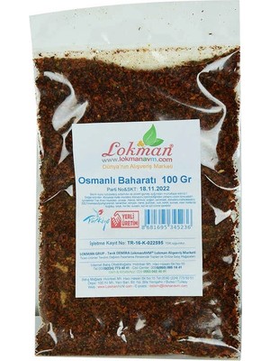 Colezium Osmanlı Baharatı Karışımı 100 gr Paket