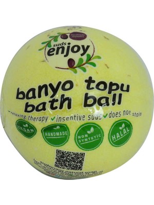 Colezium Lı El Yapımı Banyo Küvet Topu Sabunu Sarı 90-120 gr
