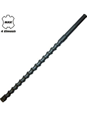 Colezium 50439 Sds Max 4 Elmaslı Matkap Uç 24X520 mm
