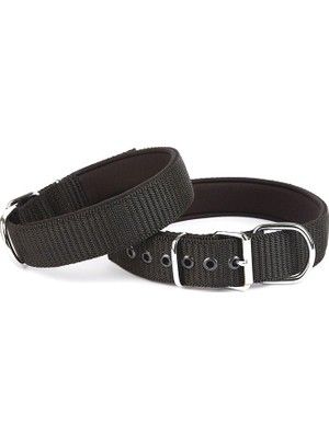 Colezium Seri Dokuma Köpek Boyun Tasması 5X60-70CM Siyah