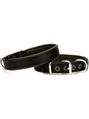Colezium Softlu Köpek Boyun Tasması 1,5 cm x 30 cm Siyah