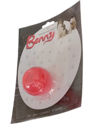 Colezium Benny Köpek Oyuncağı Sert Top 5 cm Kırmızı