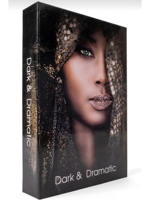 BseyStore 153 Dark & Dramatıc Dekoratif Kitap Kutusu