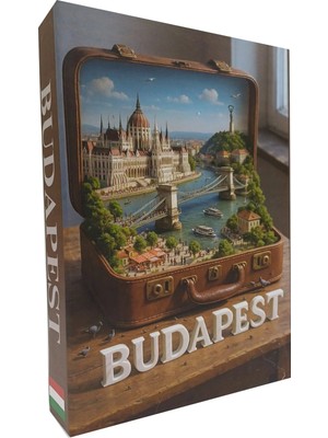 BseyStore 2026 -769 Budapest Dekoratif Kitap Kutusu