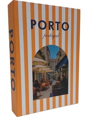 BseyStore 2026-771 Porto Dekoratif Kitap Kutusu