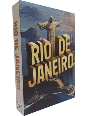 BseyStore 2026 -760 Rıo De Janerıo Dekoratif Kitap Kutusu