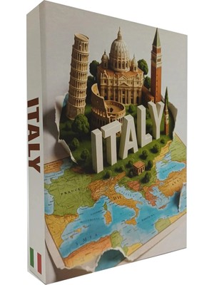 BseyStore 2029 -775 Italy Dekoratif Kitap Kutusu