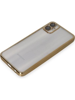 Colezium Galaxy A05 Kılıf  Lensli  - Gold
