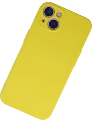 Colezium Iphone 13 Mini Kılıf Nano Içi Kadife  - Sarı