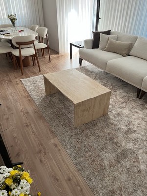 Adomar Marble Traverten Orta Sehpa