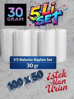 Hbnc 30 Gram 100X50 Balonlu Naylon 5 Li Ekoset