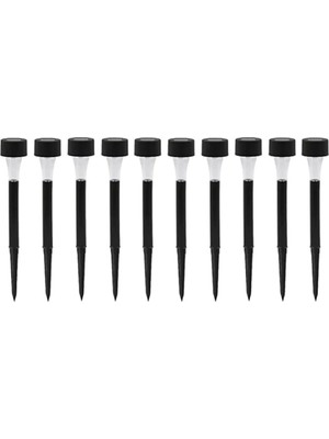 Renas Store Güneş Enerjili Bahçe Lambası Plastik Saplama 10LU Set