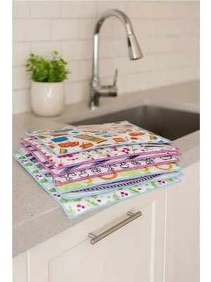 Renas Store 3 Adet Mikrofiber Kurutma Bulaşık Altlığı