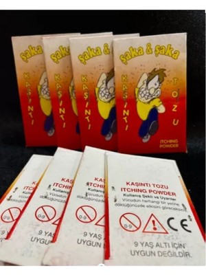 Renas Store 5 Adet Kaşıntı Tozu Şaka Kaşıntı Tozu Eğlence Şaka Amaçlı Toz