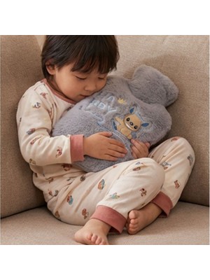 Artcrelier Stitch Figürlü Gri Peluş Sıcak Su Torbası 1 Litre