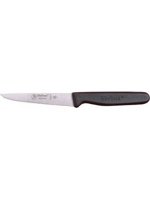 Ata Store 61004LZ - Sürmene Lazerli, Tırtıklı Sebze Bıçağı 9,5cm