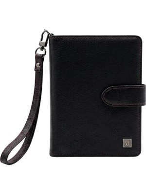 Watch of Royal Boardingpass Black Deri Cüzdan ve Pasaportluk