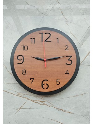 Vef Art Her Eve Saat Wood 30X30