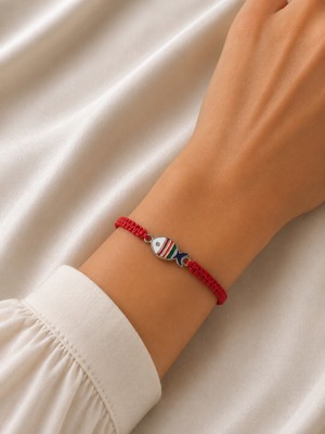 Adata Jewelry Makrome Örgülü Balık Model Bileklik