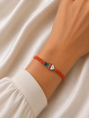 Adata Jewelry Makrome Örgülü Balık Model Bileklik