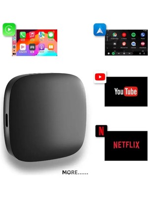 Senka Wireless Carplay Android Araba 4 Çekirdekli Akıcı Fullhd 1080P Wifi 2.4/5g 2GB/32GB