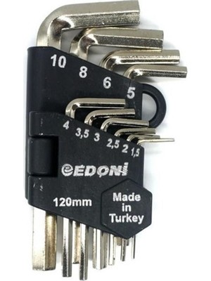Senka Edoni Eas 120 Nikel Allen Seti 10 Parça