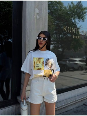 Aida Fashion Duble Paça Denim Şort