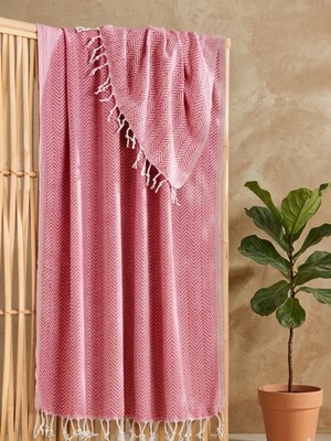 Shipla Home %100 Pamuk Plaj Havlusu, Xxl 100X180CM