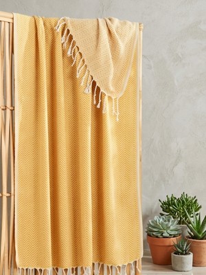 Shipla Home %100 Pamuk Plaj Havlusu, Xxl 100X180CM