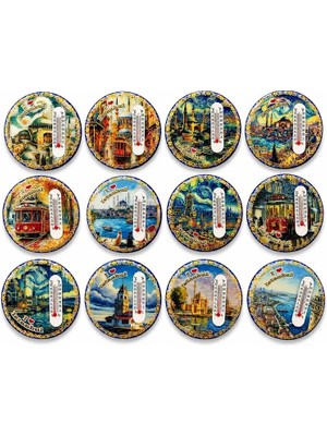 Uravas Store Istanbul Temalı Buzdolapı Süsü Magnet ALK5405